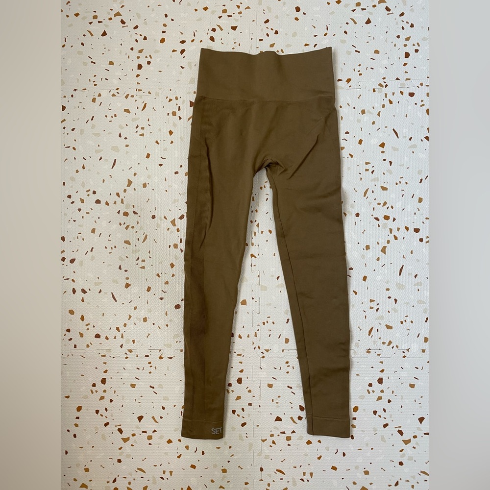 Set Active Brown Leggings Size S